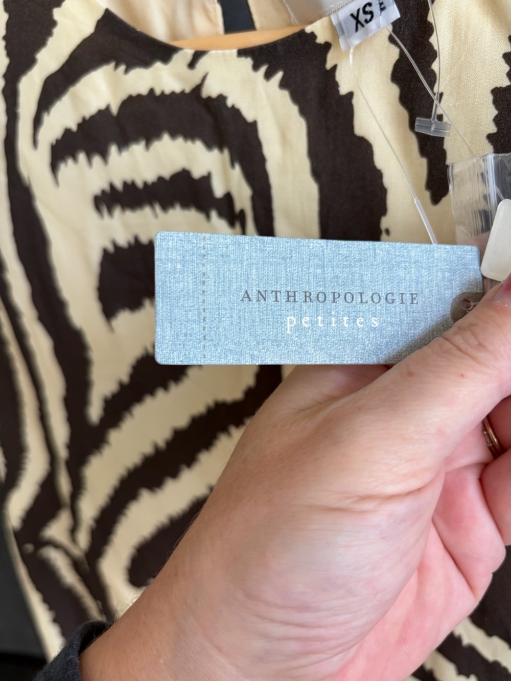 Anthropologie Corey Lynn Calter Zebra Maxi Tee Dress Size XSP - Picture 9 of 14